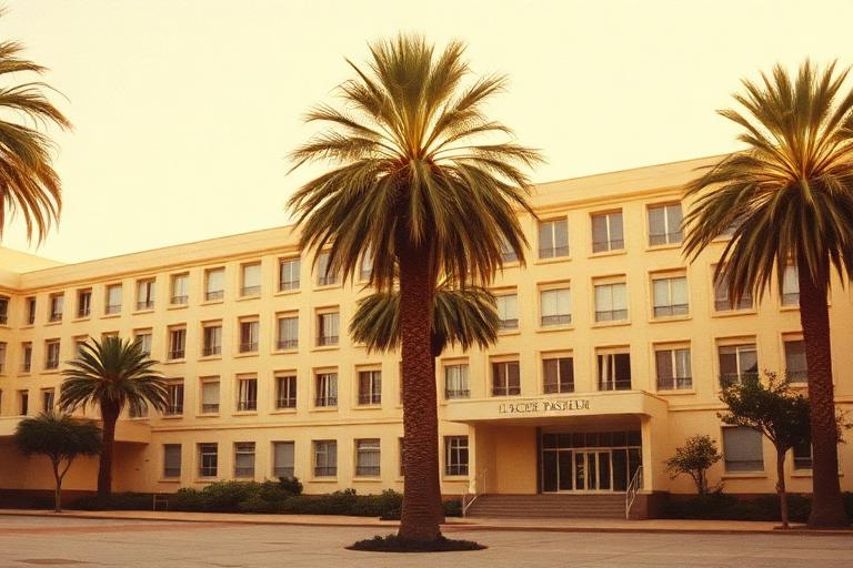 Façade de Lycée Pasteur à Marseille